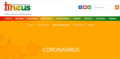 PREFEITURA LANÇA PORTAL DE TRANSPARÊNCIA SOBRE O COVID-19 EM ILHÉUS (28/04/2020)