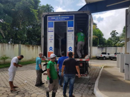 TÚNEIS DE DESINFECÇÃO SÃO ENCAMINHADOS PARA HOSPITAIS DE ITABUNA E ILHÉUS (02/05/2020)